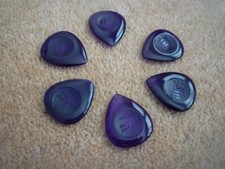 Unused Purple Big Stubby Jim Dunlop Bass Guitar Picks / Plectrums - USA 3.00mm