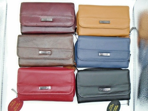 Ladies womans leather - leather, purse