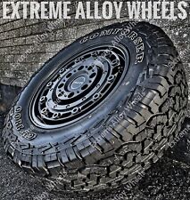 16" Black DS1 Alloy Wheels Fits Ford Transit Mk6 Mk7 Mk8 Van All Terrain Tyres