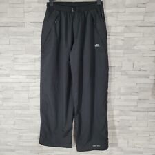 Mens TRESPASS Waterproof Trousers Black Large Waist 34-36 Leg 31 Hiking Golf 