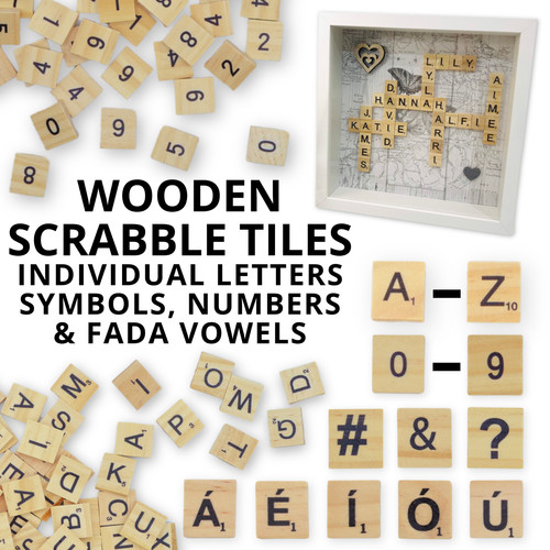 Wooden scrabble tiles - scrabble,