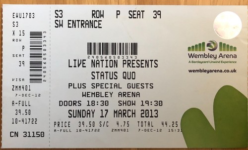 Status quo wembley london - quo,