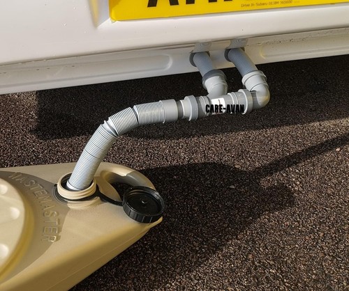 Caravan double drain away - double,