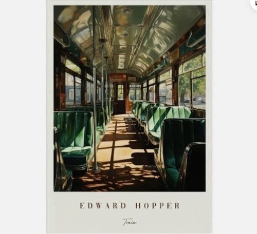Large size edward hopper train - hopper,
