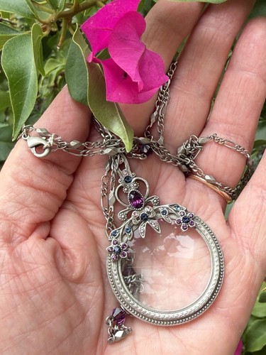 Vtg 1928 antiqued silver - vtg,