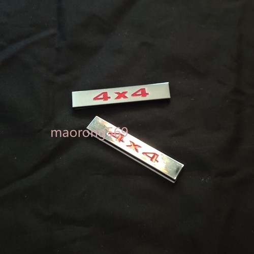 Silver red chrome 4x4 - chrome,