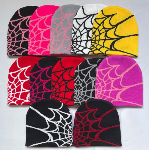 Spider web beanie - beanie, y2k