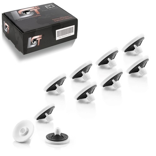 10x emblems fastening clips - emblems,