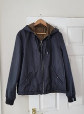 Lanvin Genuine Black Casual Lightweight Black Jacket Coat with Hoodie- L, 52