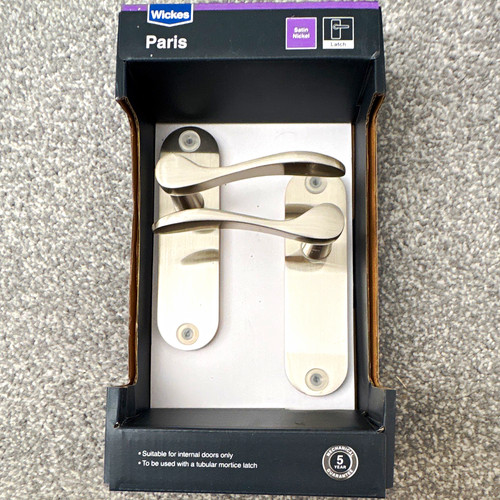 Wickes paris satin nickel - wickes,