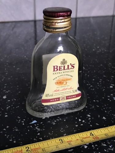 Bells whisky miniature empty
