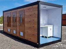 Campsite shower toilet block - campsite,