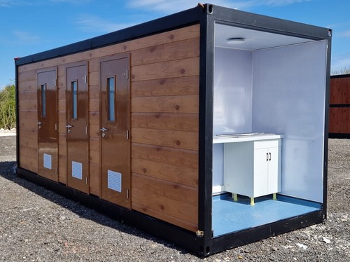 Campsite shower toilet block - campsite,