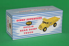DINKY Reproduction Box 965 Euclid Rear Dump Truck
