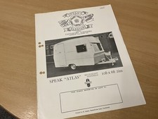 1965 SPEAKS CARAVANS  SALES BROCHURE