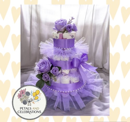 Princess inspired nappy cake