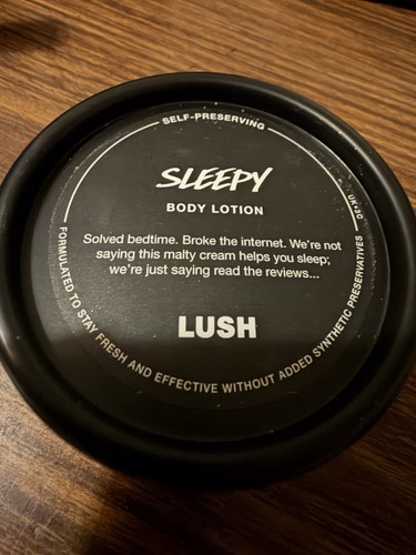Lush sleepy body - lush, 50g