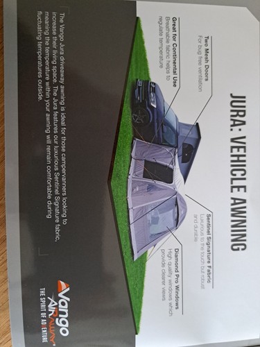 Vango jura tall - jura, awning