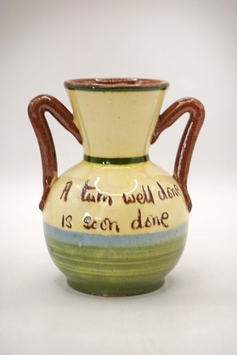 Vintage torquay pottery motto - vintage,