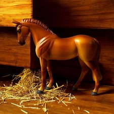 Breyer Stablemates Sorrel Standing Thoroughbred | 1:32 Model Horses | #5899