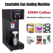 Electric Beverage Sealing Machine Milk Tea Drink Bottle Sealer Cans Sealer 220V