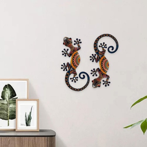 Pieces metal gecko wall - 2,