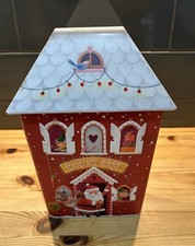 Empty M&S Gingerbread Biscuit Christmas Tin With flashing Lights