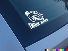 THINK BIKE CAR STICKERS