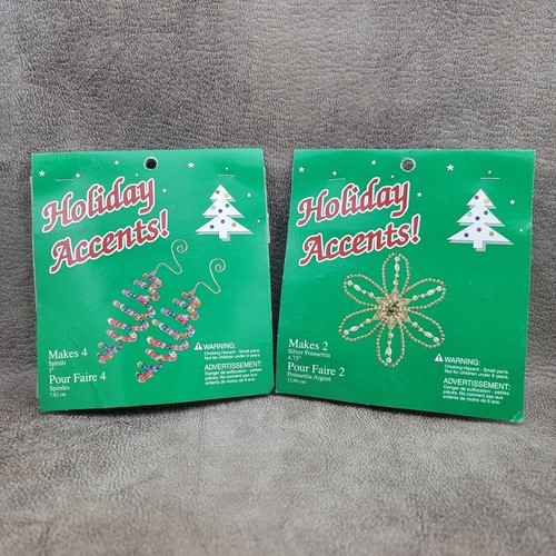 Beaded ornament kits silver - ornament,