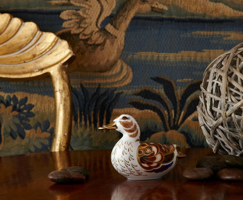 Royal crown derby wigeon - wigeon, duck