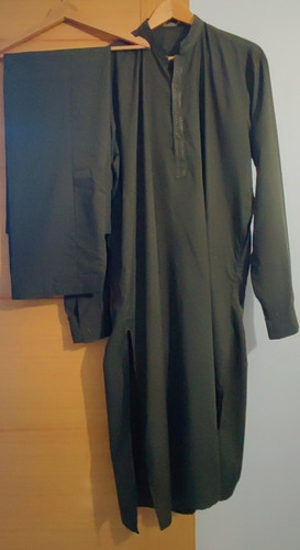 Men green summer cotton - green,