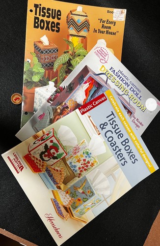 Plastic canvas 3 booklets - canvas,