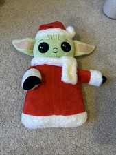 Official Star Wars Baby Yoda Mandalorian Christmas Hot water Bottle by Primark