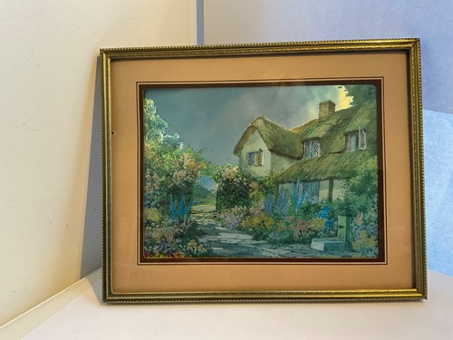 Framed vintage dufex - framed, foil