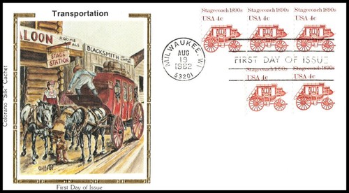 1982 stagecoach 1898a fdc - 1982,