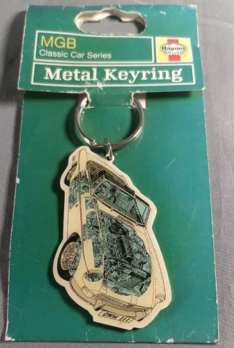 Mgb roadster key - key, ring