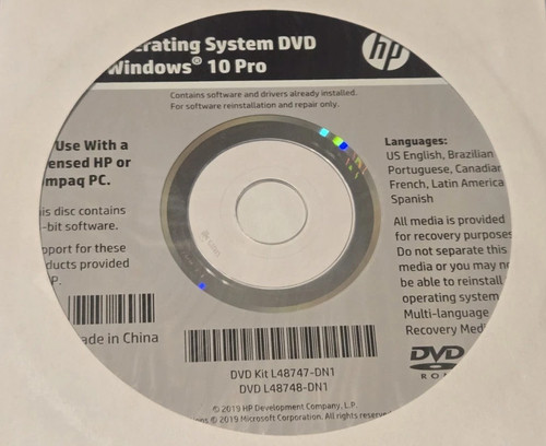 Windows pro 64 bit - hp, 64-bit