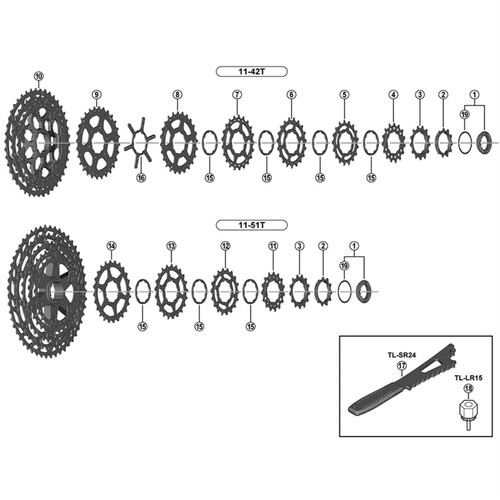 Shimano spares m8000 - shimano,