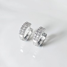 Round 925 Sterling Silver CZ