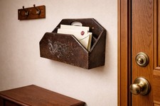 Vintage Carved Wood Letter