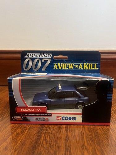 Corgi renault taxi blue - 1:43,