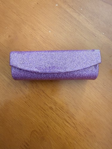 Pink glittery lipstick case - glittery,