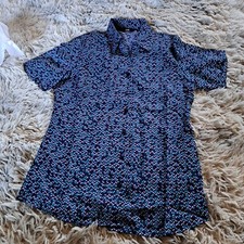 Simon Jersey Navy Micro Petal