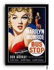 BUS STOP movie poster light up