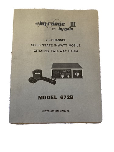 Gain range iii - hy-gain/hy-range,