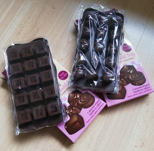 Silicone chocolate mould - 2x,