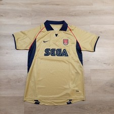 Arsenal 01-02 Gold Away Shirt