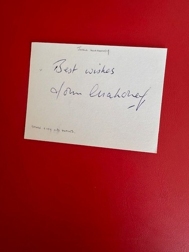 John mahoney signed - john,