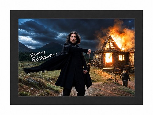 Alan rickman signed photo pre - alan,