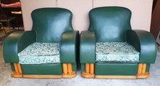 PAIR OF ART DECO ARMCHAIRS